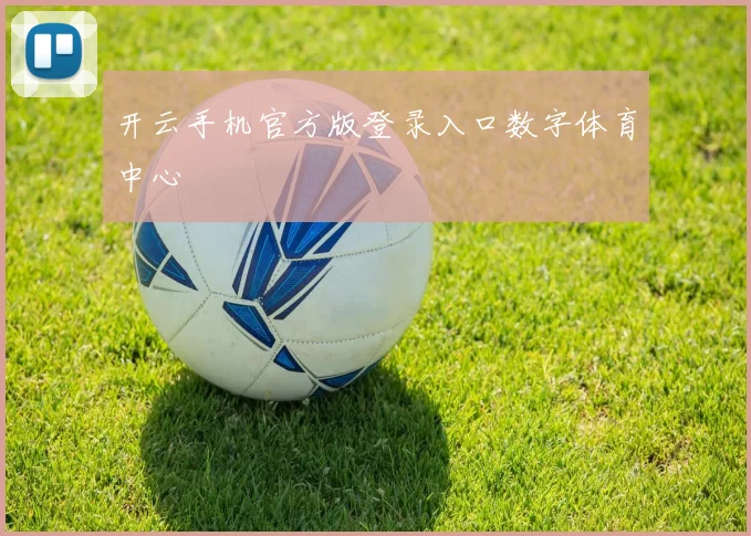 开云手机官方版登录入口数字体育中心